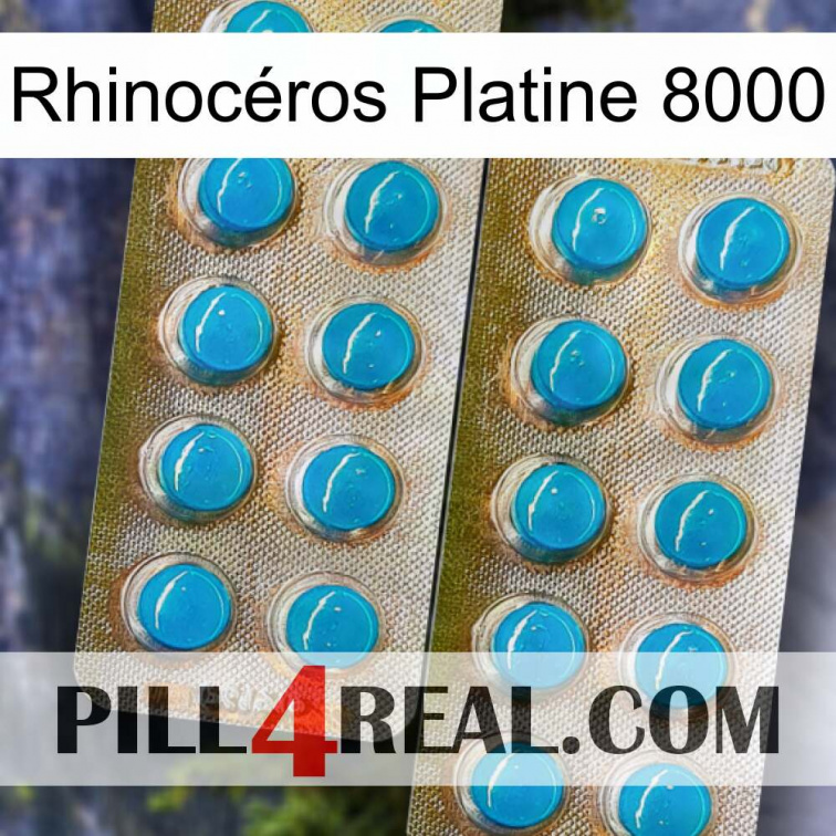 Rhinocéros Platine 8000 new08